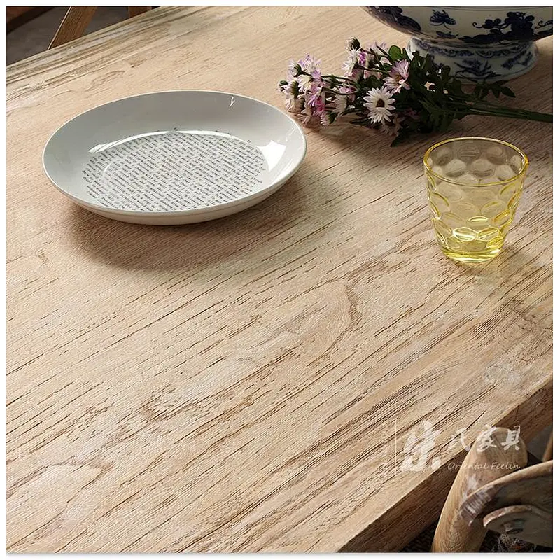 chinese antique reclaimed bleached kitchen furniture dining table