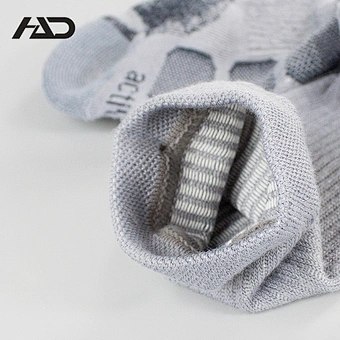 high quality custom half terry logo sport socks