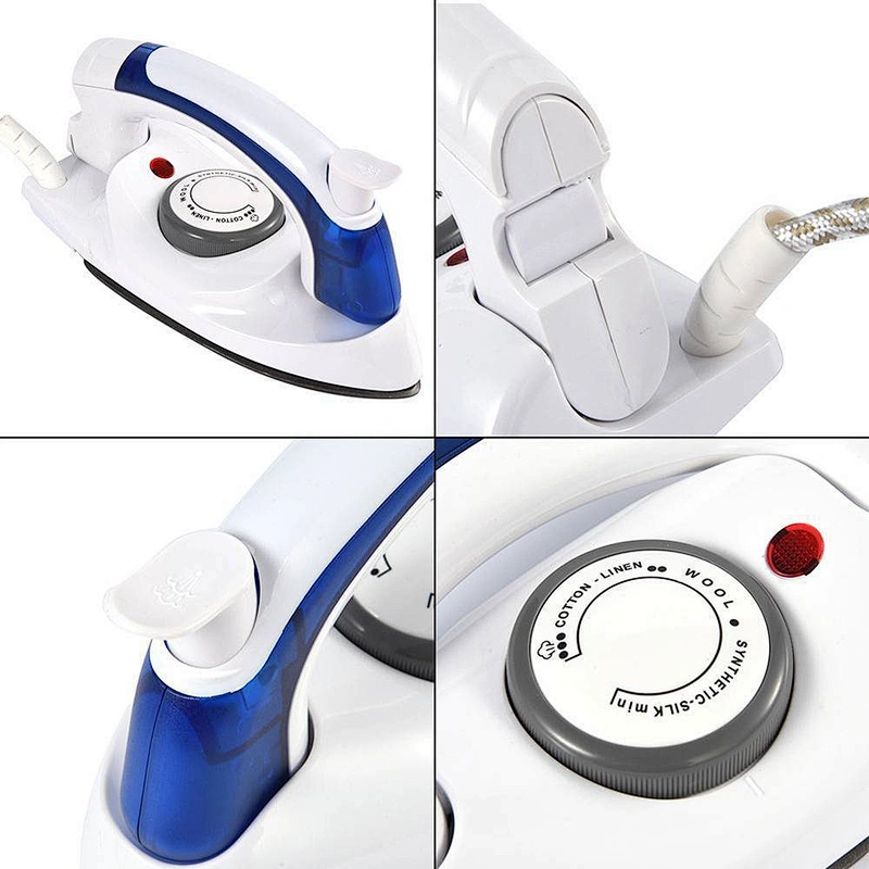 Mini Foldable Folding Compact Handheld Steam Travel Iron Temperature Control