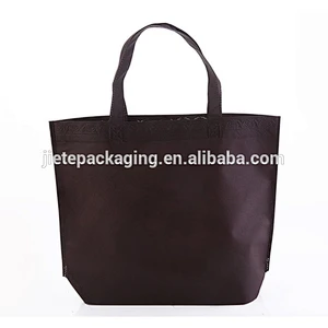 orange, red, pink different colors pp non woven fabric shopping bag with handle