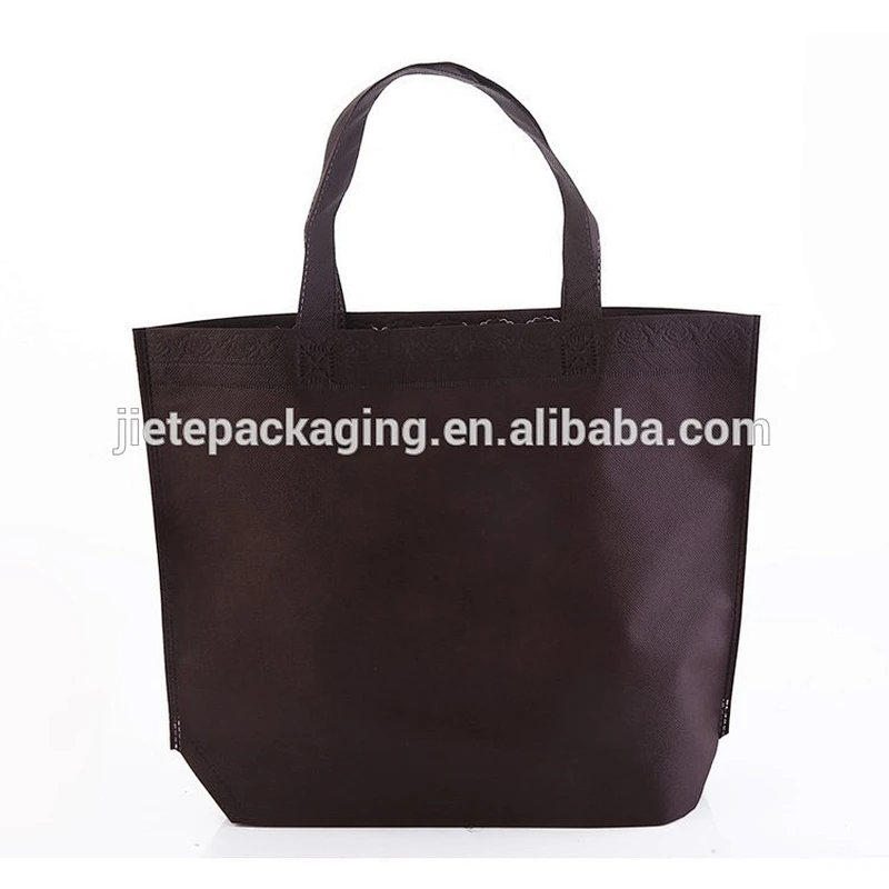 orange, red, pink different colors pp non woven fabric shopping bag with handle
