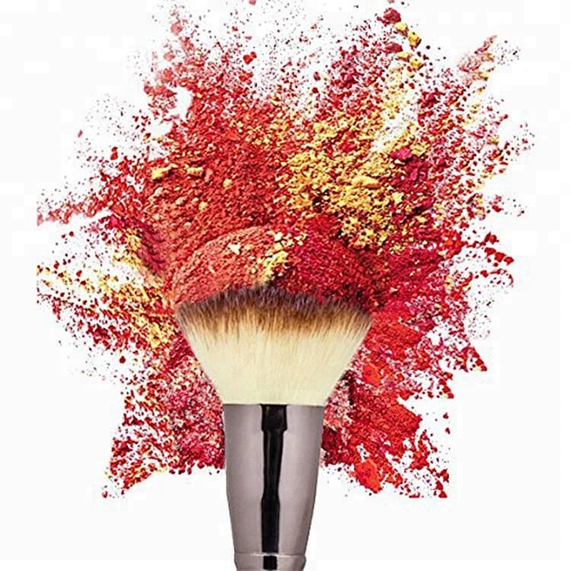 Cosmetics private label cushion liquid makeup powder stick cream plastic foundation makeup brush set