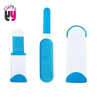 double side self-cleaning reusable pet hair remover fur lint remover brush for pet