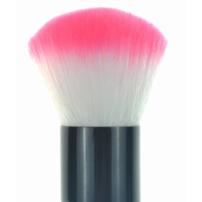 Wholesale cosmetics tools makeup brush 2pcs kabuki brush set with pvc case