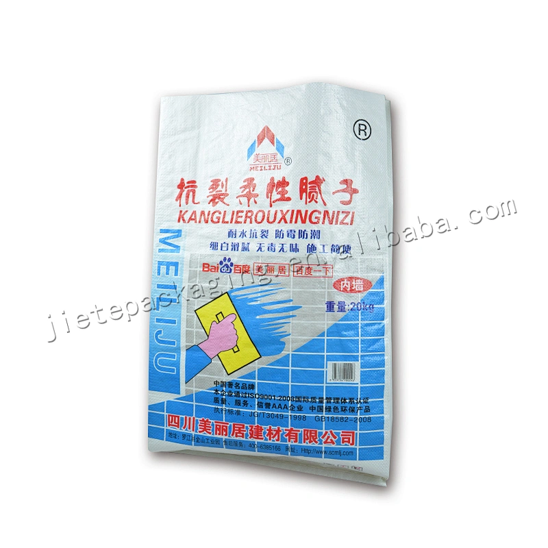 Plastic pp woven cement bag 25kg for soap, washing powder,cement industrial bag
