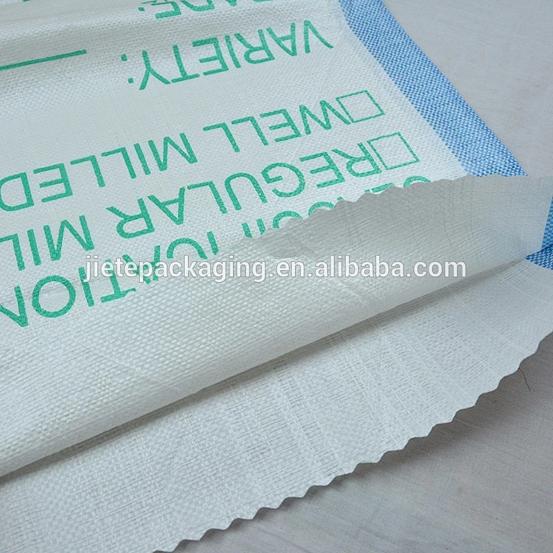 China white pp woven bag for packaging sugar 50kg 100kg