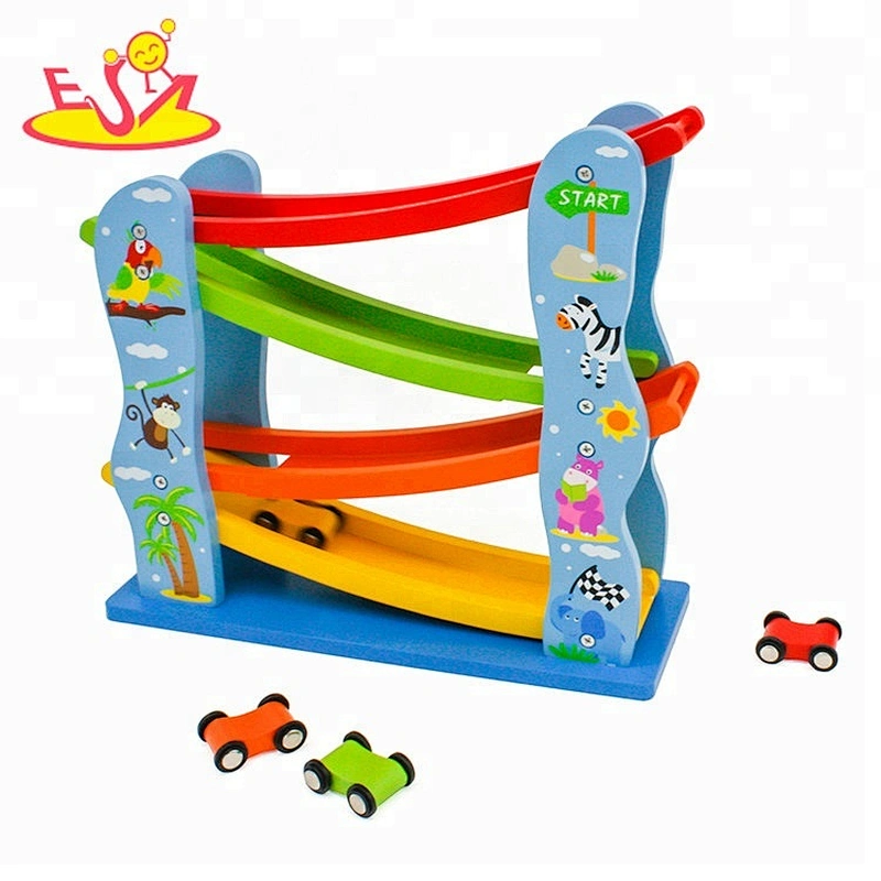Most popular kids wooden toy car track for wholesale W04E045