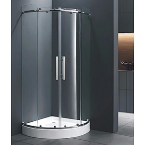 China factory bathroom designs simple shower enclosure with stainless steel frame