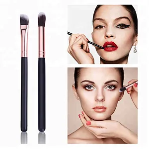 12Pcs Makeup Brushes Kits Black Wooden Handle Soft Portable Cosmetic Make Up Brush Beauty Eyeshadow Cosmetic Brush Tool Set