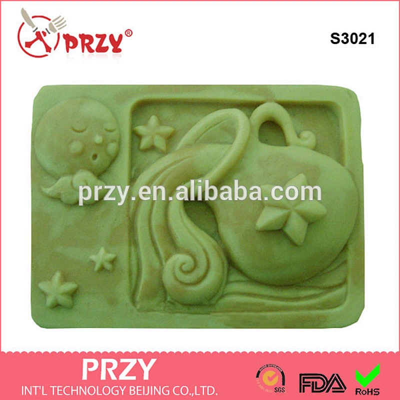S3019 Hot Sale constellation Shaped Silicon Mold Soap