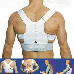 Magnetic Posture Correction Support Brace Adjustable Shoulder Therapy Back Belt