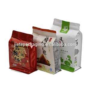 Stand up ziplock pouch food packaging PE plastic bag