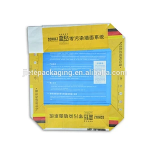 square bottom valve cement, glue, plaster packing kraft paper bags 20kg