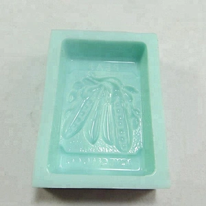 QT0037 Colorful Peas pattern Soap silicone Molds aroma stone mold