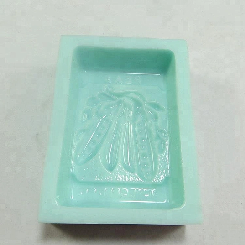 QT0037 Colorful Peas pattern Soap silicone Molds aroma stone mold