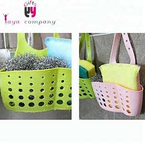 BPA Free Storage Sink Basket Silicone Kitchen Sponge Holder