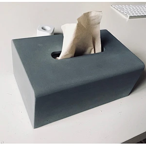 S9065 silicone mould Cement tissue box mold Nordic restaurant creative silicone molds concrete napkin boxes home decoration