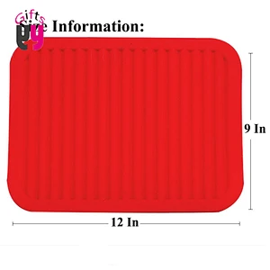 rectangle washable silicon placemat for kids