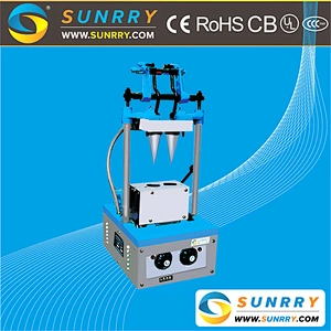 Rolled sugar cone making machine for ice-cream cone rolling