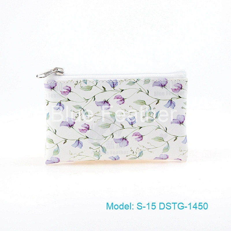 Color Pattern Printing Of Flowers Birds Pocket Cash Bag
