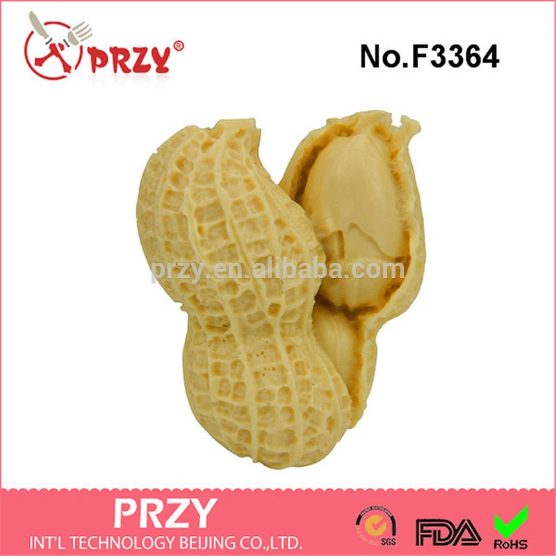 Food-grade silicone mold Fondant tool For Cake Decorating Silicone soap mold cake mold Peanut shape