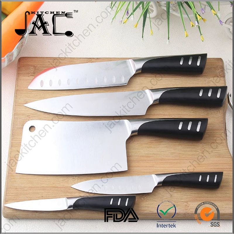 International Exclusive Line 5 pcs Quality Cleaver Knife Set
