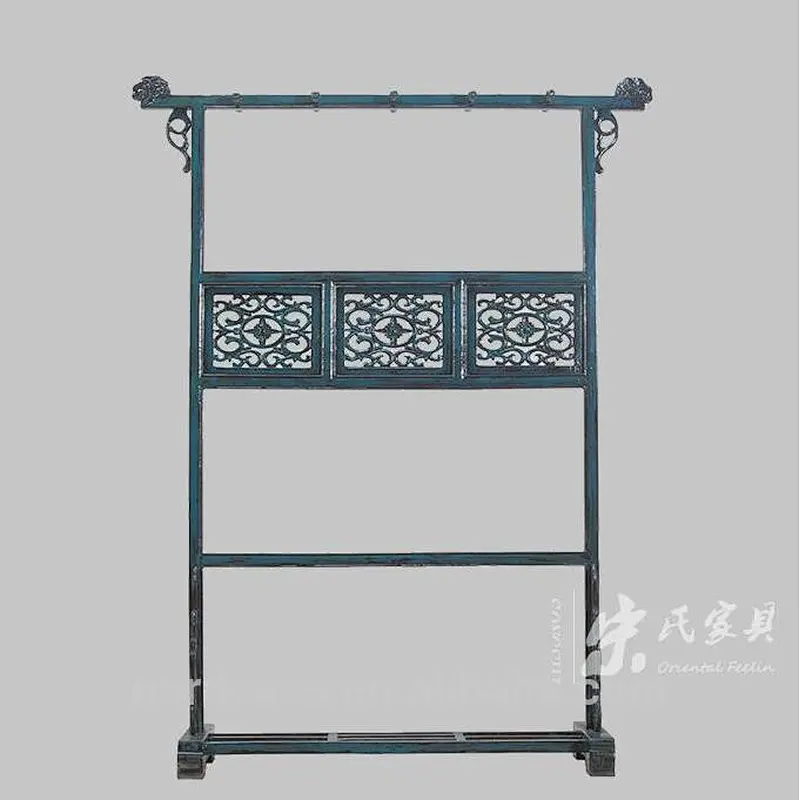 Ming and Qing Dynasties of Chinese classical furniture carved wood coat rack hangers