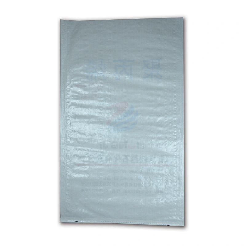 Customized laminated 25kg white plastic pp woven bag