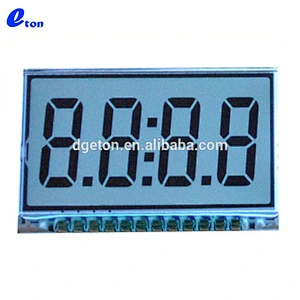 4 digit Custom positive pin connection square LCD display