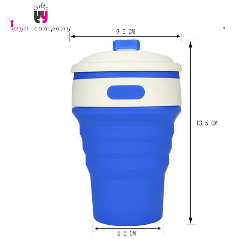 Amazon Hot Sale Outdoor Portable Squeeze Silicone Flexible Foldable Collapsible Sport Water Bottle Wholesale