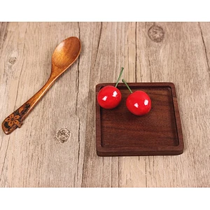 Wooden cup mats
