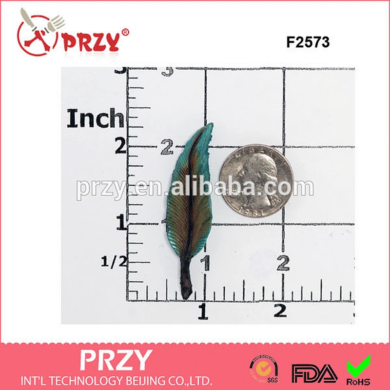 F2573 Feather Silicone Mold Mould Food Safe Fondant Sugar Chocolate Candy Butter Cream Cheese Mint Mould