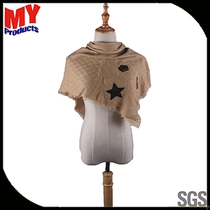 Cheap price custom latest design knitted scarf