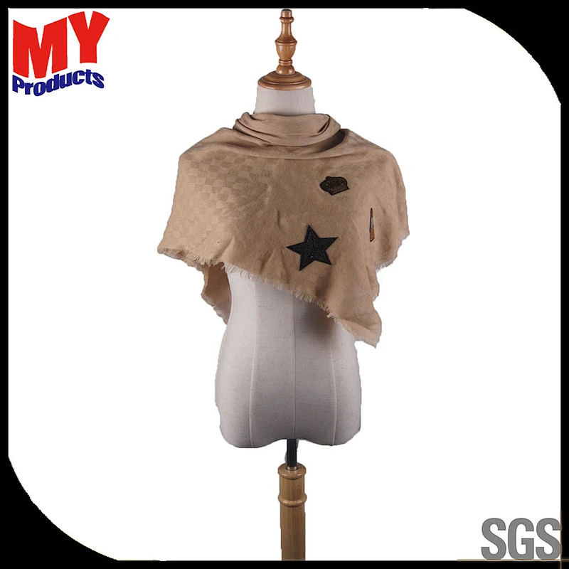 Cheap price custom latest design knitted scarf