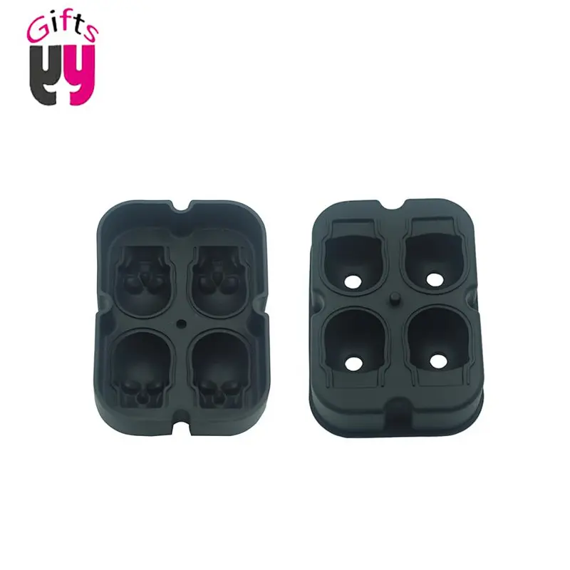 Kitchen Accessories Ice Cube Tray 4-Cavity DIY Ice Maker Silicone Mold