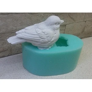 3D Bird sparrow Handmade DIY Animals Soap Silicone molds for candle aroma stone baking molds