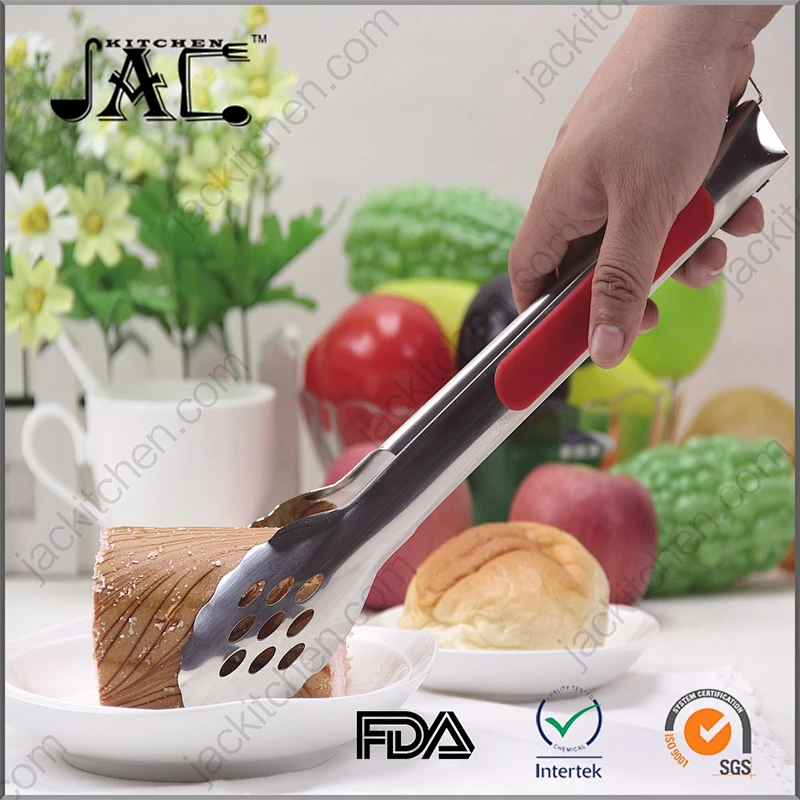 Best Quality Stainless Steel Slotted Tong for Kitchen