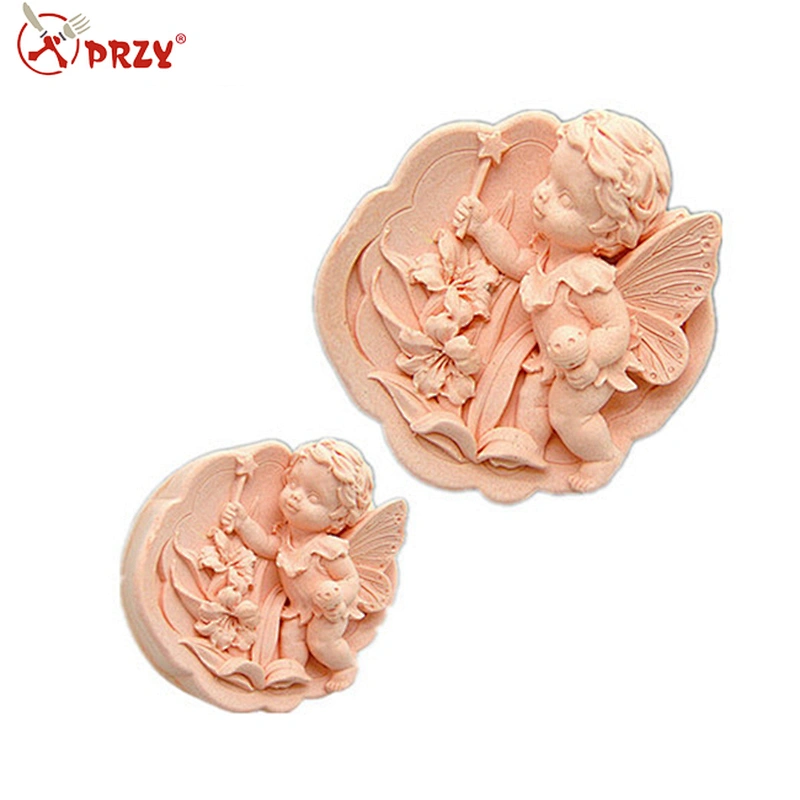 angel baby in the garden silicone soap mold DIY graft silicone molds for soap handmade silicone mould