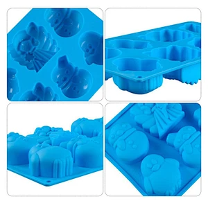 Christmas series Soap molds cake silicone molds Ice silica mold hot sales