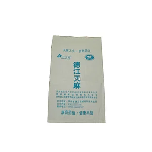 Wholesale customized white plastic pp woven packaging bag