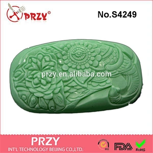 S4249 PRZY ELEPHANT SOAP SILICONE mold - elephant soap bar silicone mould
