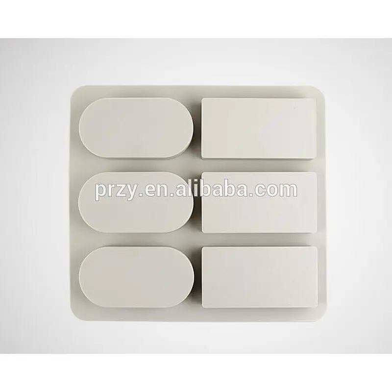 Custom make all kinds of handmade soap mold DIY soap mold 6 square square brick company commander silicone cake mould