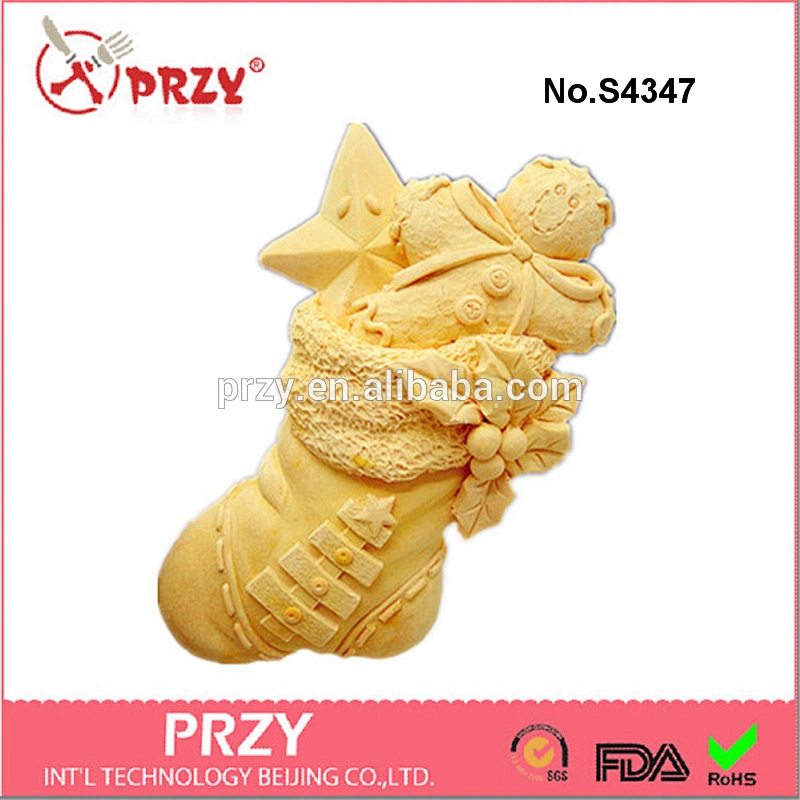 S4347 Natural Beeswax Stone Dragon Pillar Candle silicone soap mold candle mold