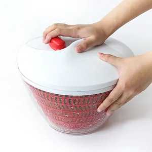 FDA 50MOQ Customized manual plastic vegetable salad lettuce spinner