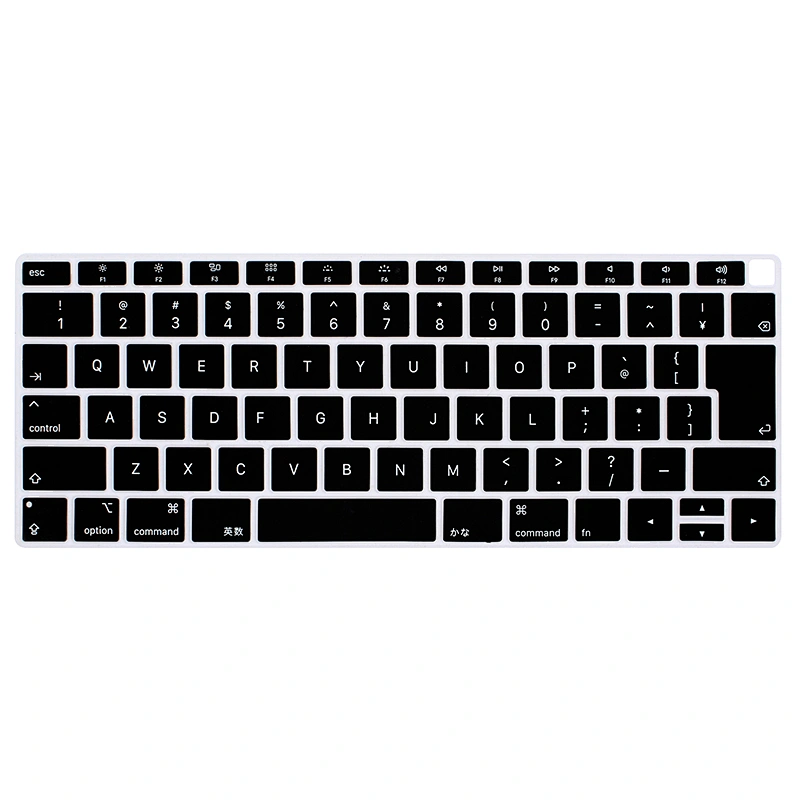 custom silicone keyboard cover JP English Keyboard Protector Skin for MacBook Air 13 inch with pro Retina Display 2018 Newest