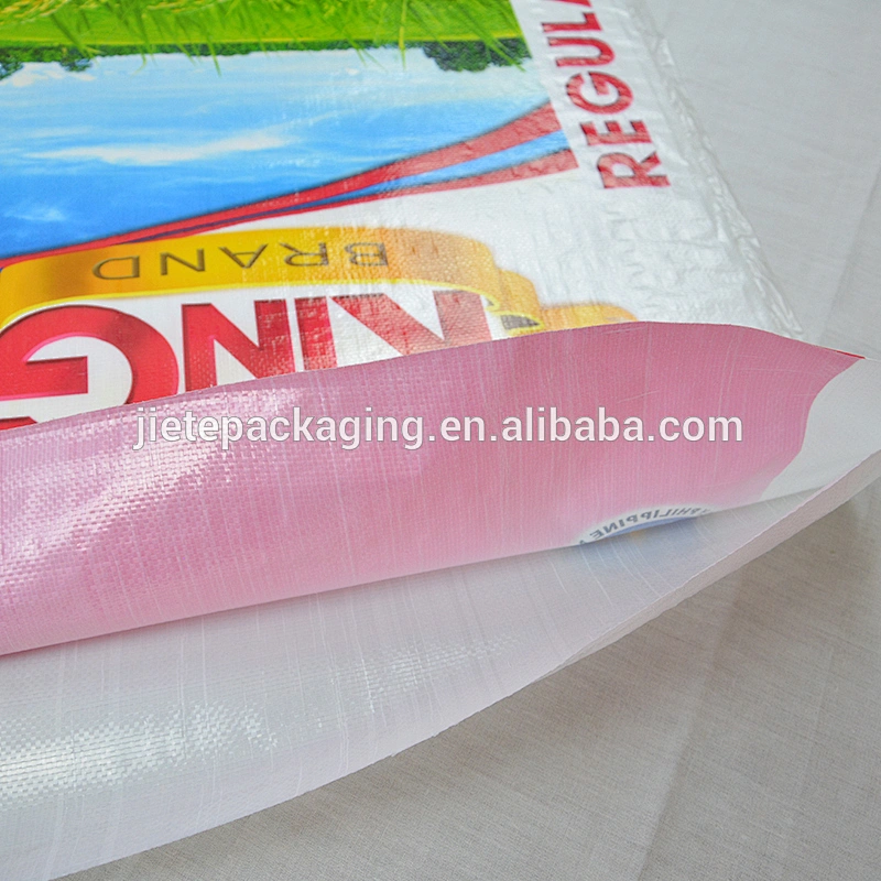 Alibaba China High quality new design laminated pp woven 50kg 25kg bags of rice for sale