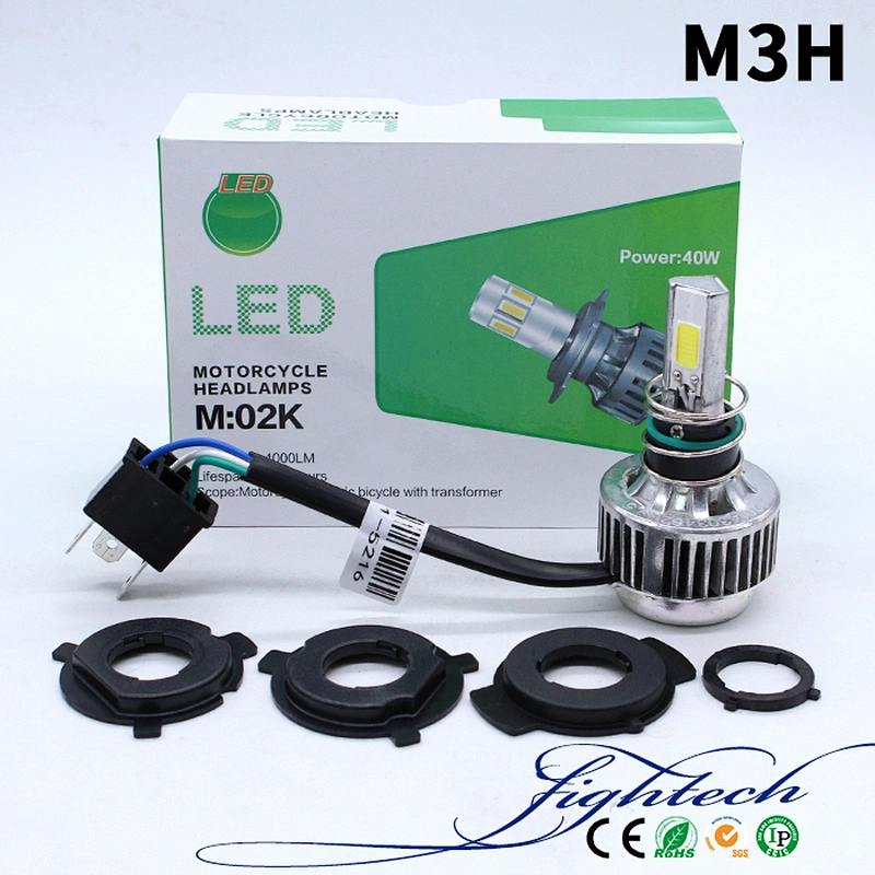 3 face auto bulb 12v motorcycle led headlight h4