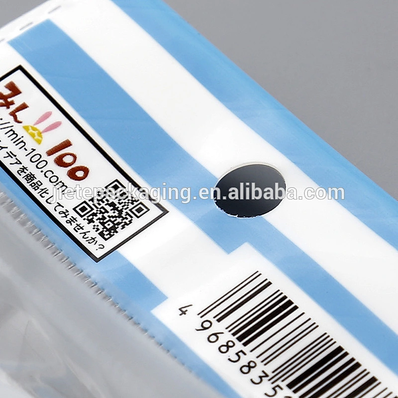 Supply professional custom clear pe plastic bag with adhesive tape