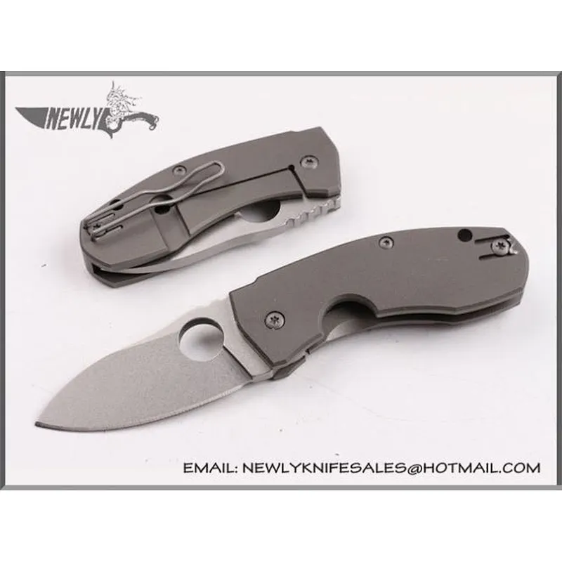High Quality Clasp Knife Drop Point Blade Pocket Knife