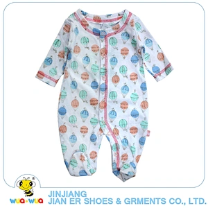 New printed design winter toddler baby girl long sleeve sleeping jumpsuit